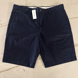 Banana Republic Sz 35 Aiden Short 10” Stretch Cotton Blue NWT
